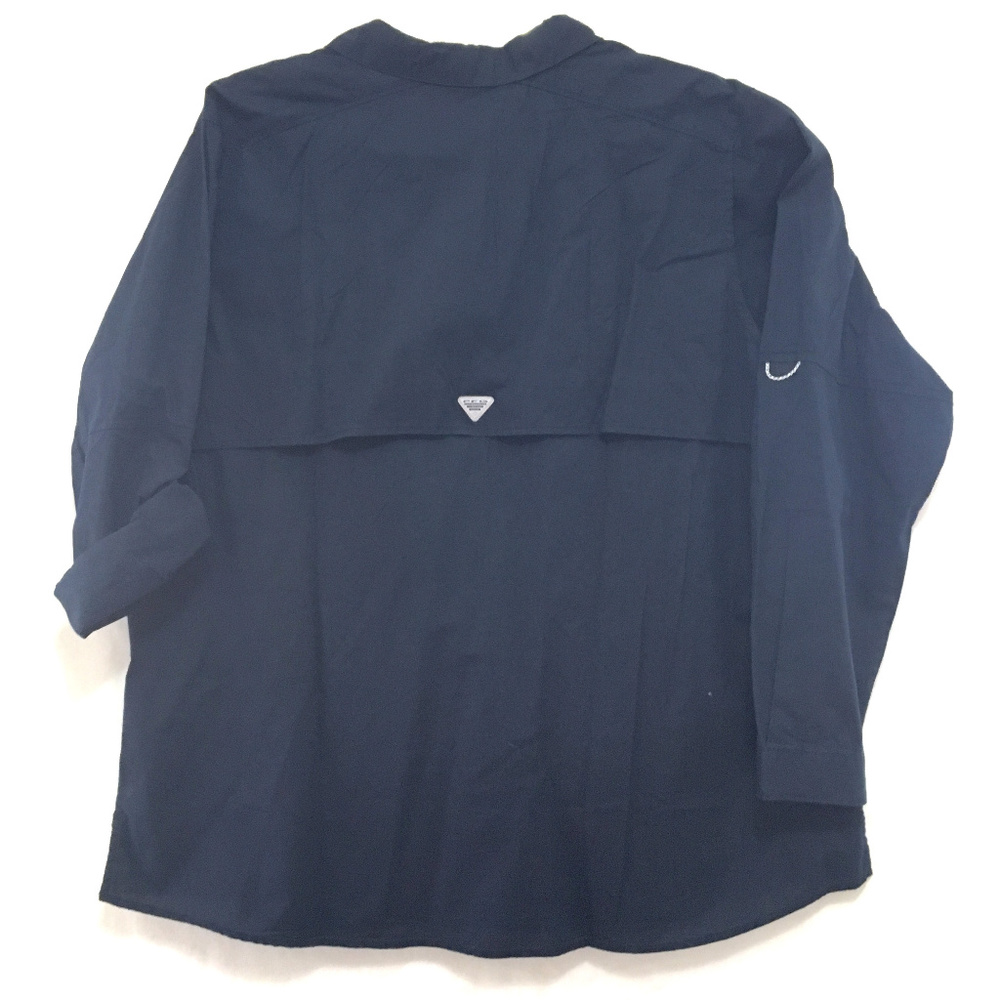 💥 SOLD 💥 COLUMBIA PFG Navy Blue Shirt SIZE 1x - Picture 7 of 8